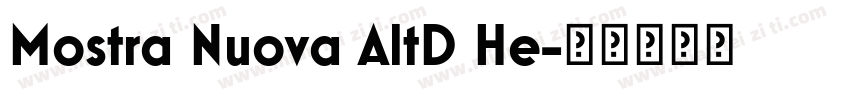 Mostra Nuova AltD He字体转换